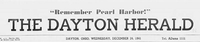 Dec 1941 Front Page